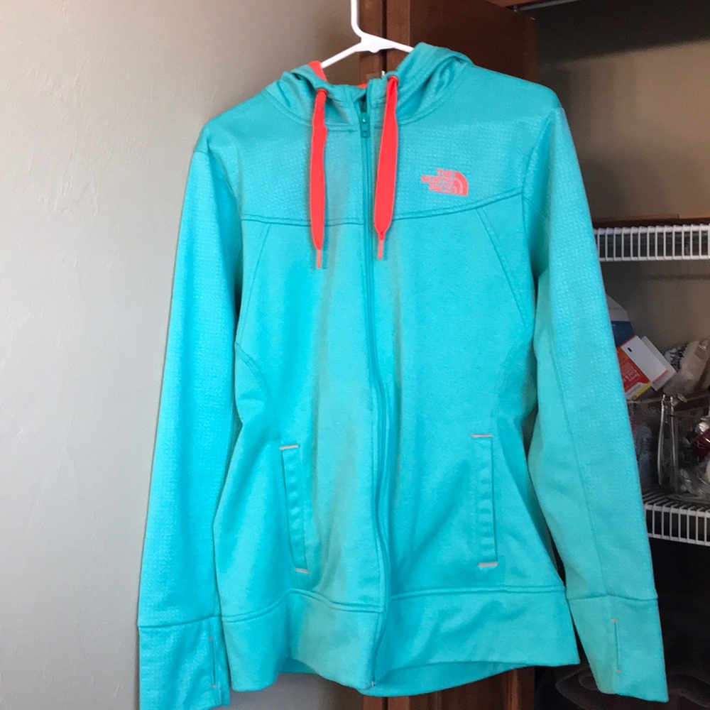 North face fleece zip up jacket